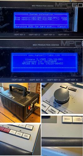 Akai-MPC60, Gotek, SCSI, Jazzcat, Vimana